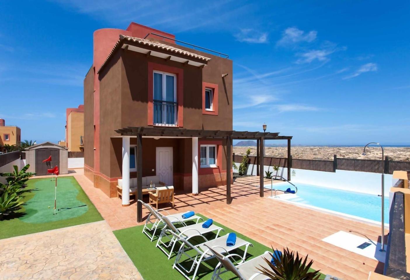 Villa Emma Private Pool Wifi Fibra Minigolf Corralejo Exteriör bild